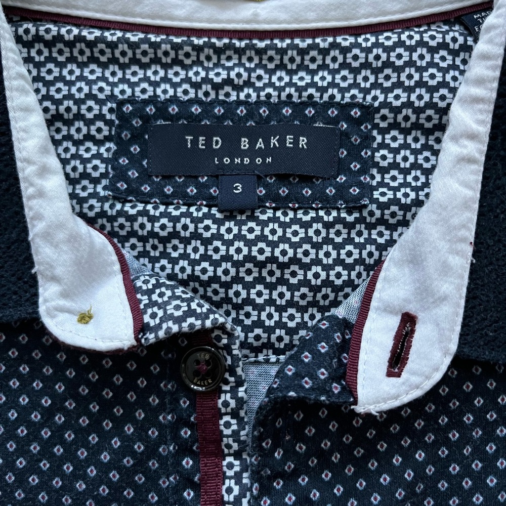 Ted Baker Polo Gold Shirt Luxury Designer - Picture 3 of 8